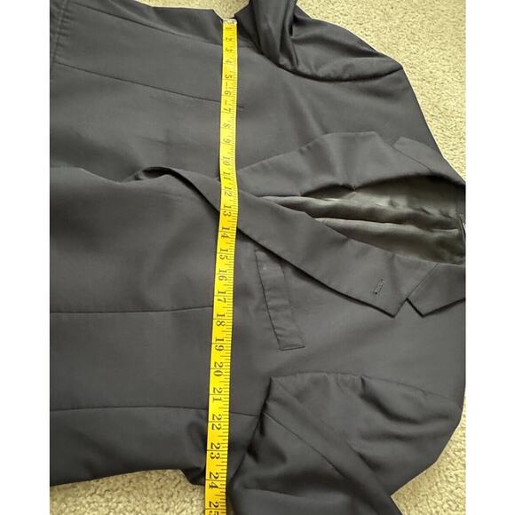 SOCIETY BRAND LTD HARTMARX Men's Black Stripe 48R Blazer Jacket Sport Coat EUC - Picture 8 of 10